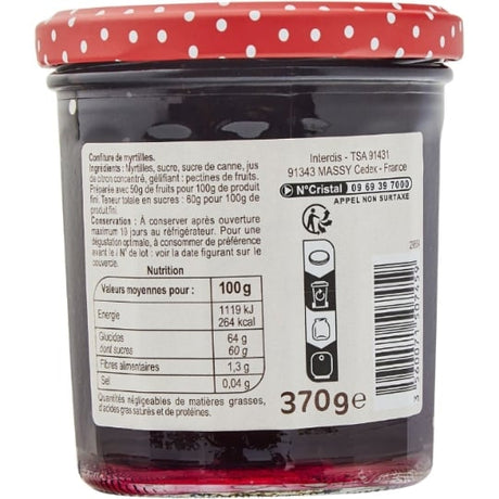 Confiture myrtilles CARREFOUR ORIGINAL