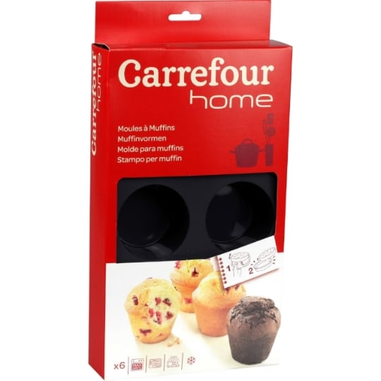 Moule à muffins en silicone CARREFOUR HOME