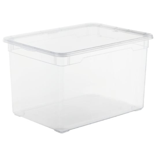 Boîte de rangement basic box transparent - 46L - 4150039 CARREFOUR