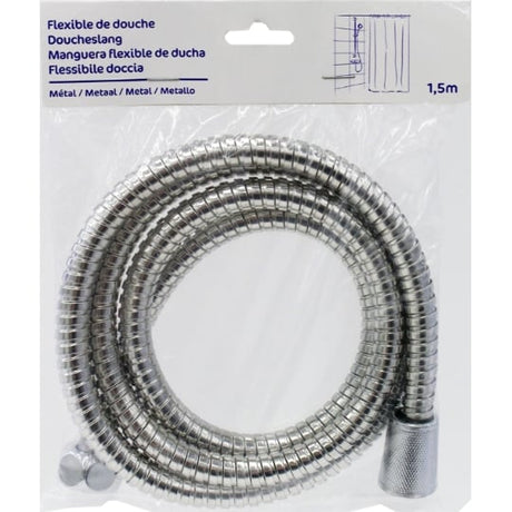 Flexible de douche 1.5m en inox - C388012 CARREFOUR HOME