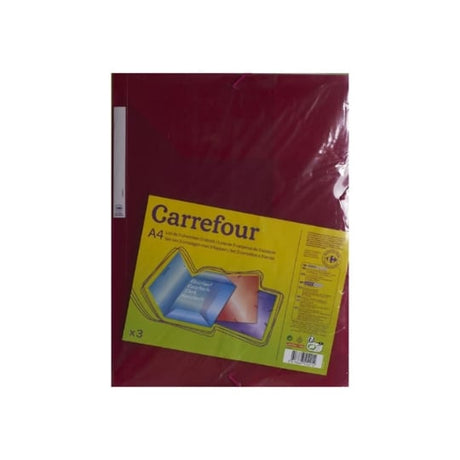 Chemise avec élastique 3 rabats 24x32cm x3 CARREFOUR