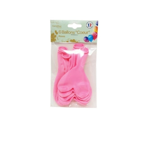 Ballon coeur rose 35 cm CARREFOUR