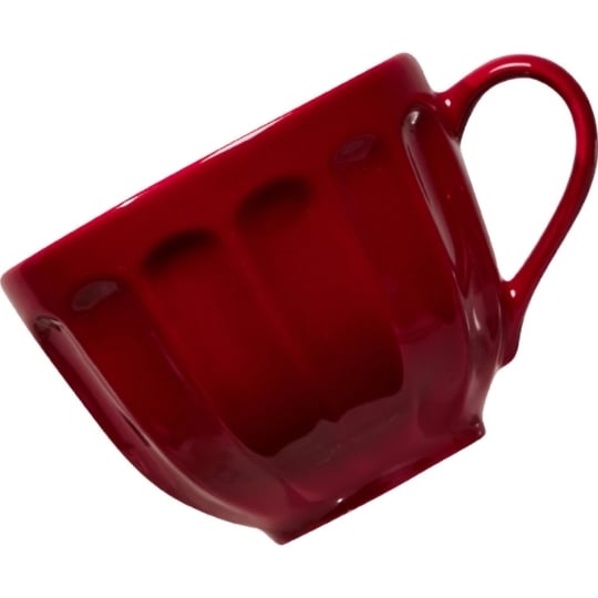 Mug jumbo 10 cm rouge