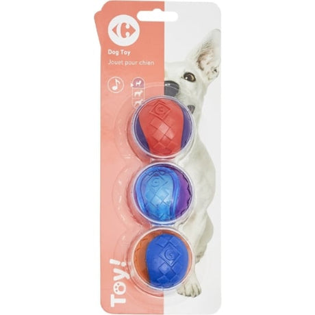 Jouet pour chien 3 balles CARREFOUR