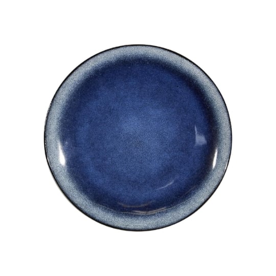 Assiette plate bleue 27 cm CARREFOUR HOME