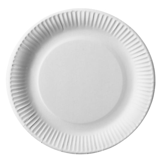 Assiette blanche carton 23 cm