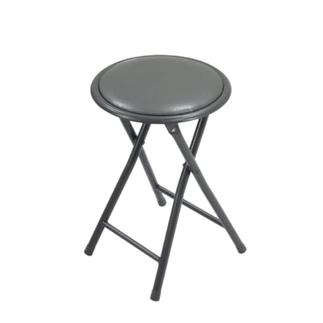 Tabouret pliant 30x30x45 cm - gris CARREFOUR HOME