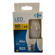 Ampoule LED Flamme 40W B22 WW CARREFOUR