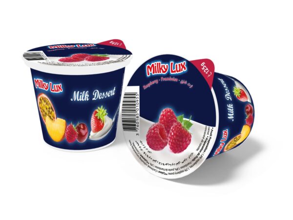 MILKY LUX Dessert Lacté Framboise 125g