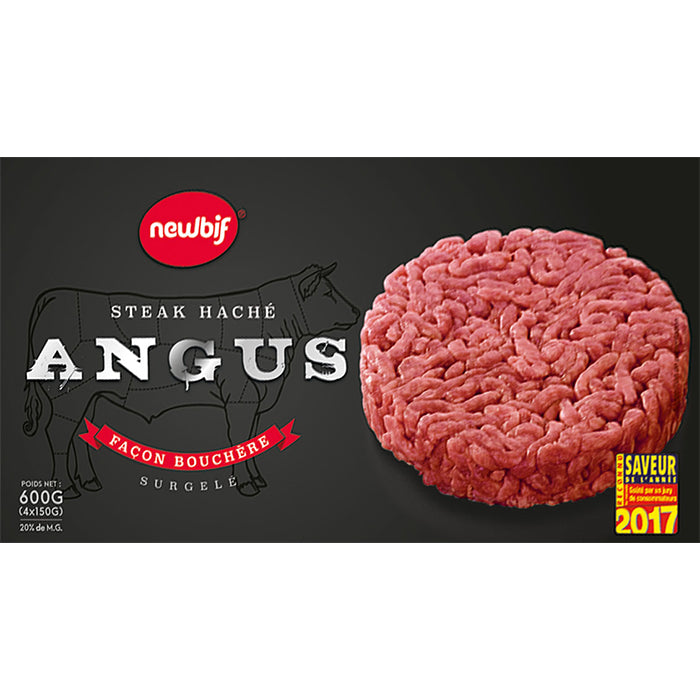 PREMIUM BLACK ANGUS Steaks Hachés 20% MG 4x150 g