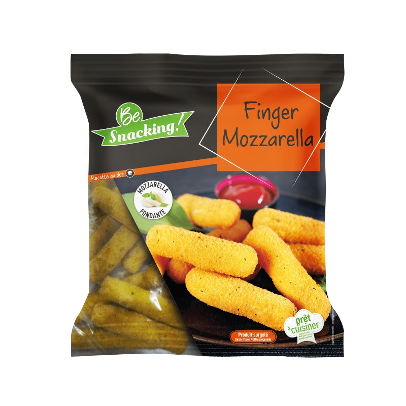 BE SNACKING Bâtonnets de Mozzarella Panés 1 kg