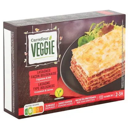 CARREFOUR VEGGIE Lasagnes Végétales 600 g