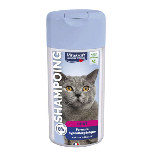 VITAKRAFT Shampooing Hypoallergénique pour Chat 250 ml