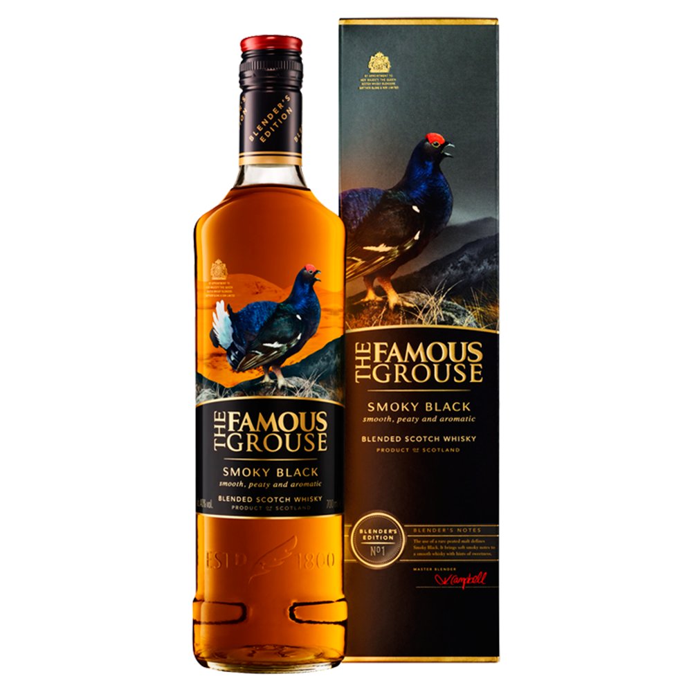 THE FAMOUS GROUSE Whisky Smoky Black 70cl