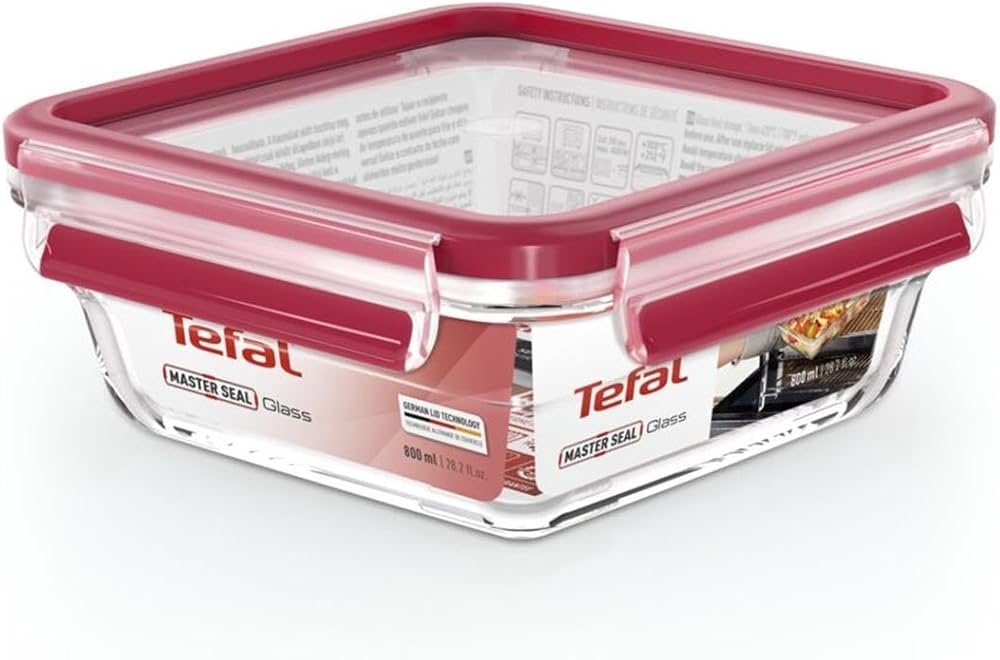 TEFAL Boîte Rectangulaire Micro-Ondable 0,80 L