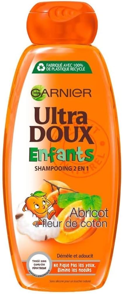 ULTRA DOUX Shampooing Enfants Parfum Abricot 400 ml