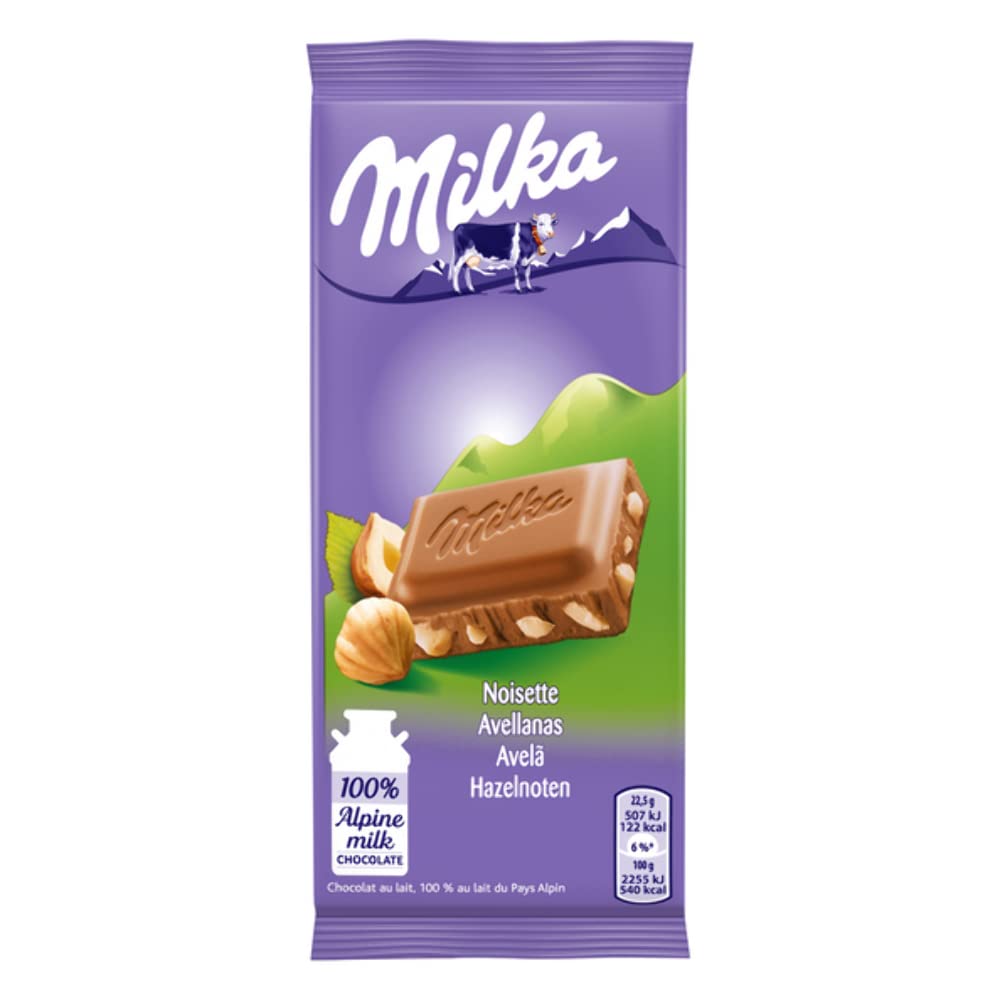 MILKA Mini Tablette Lait-Noisettes 45g