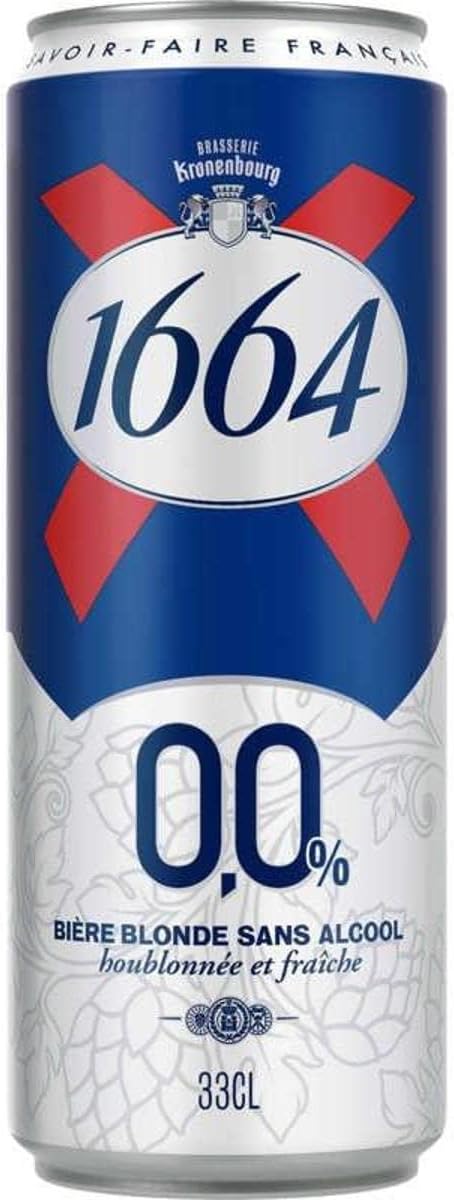 KRONENBOURG 1664 Bière Blonde Bouteille 33cl