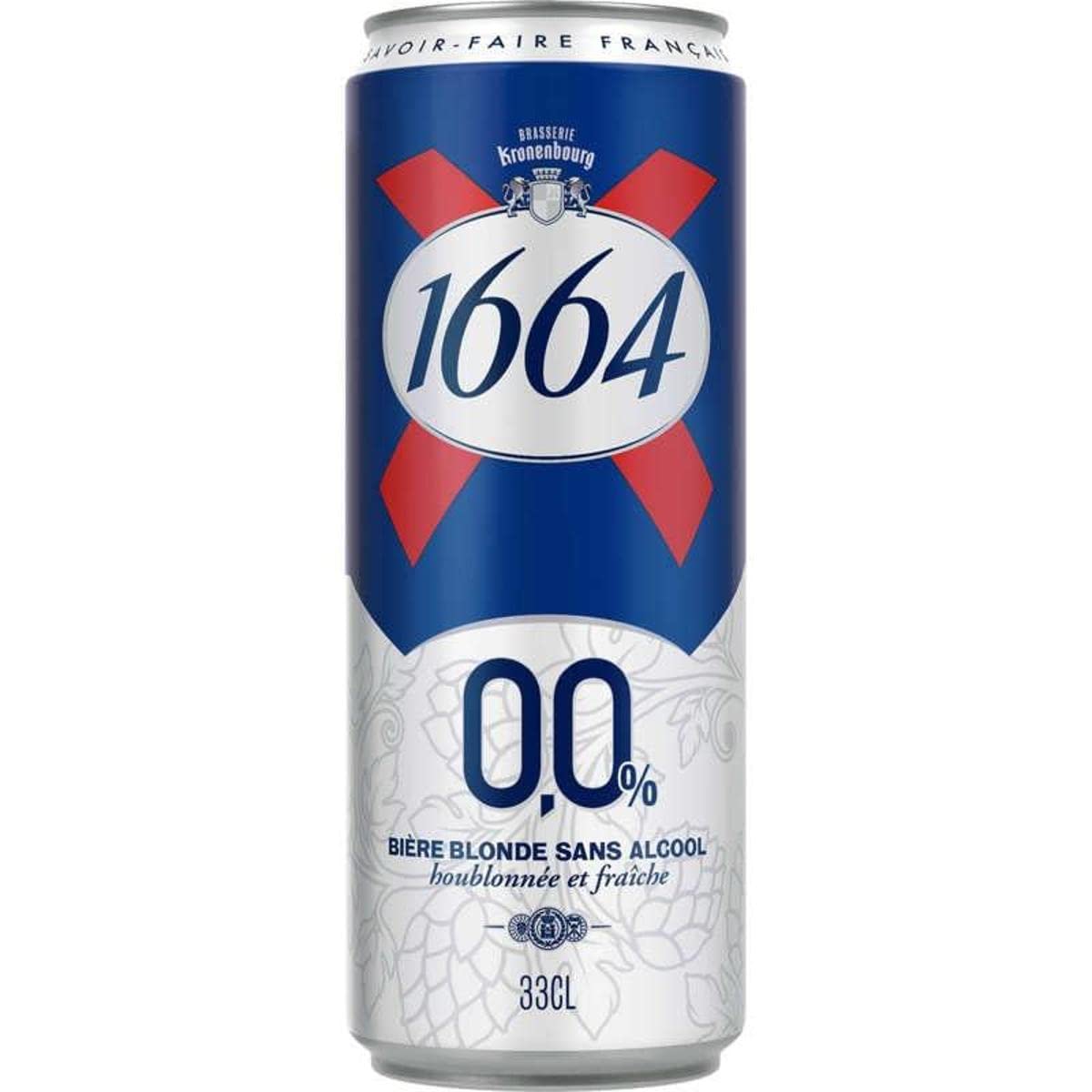 KRONENBOURG 1664 Bière Blonde Bouteille 33cl