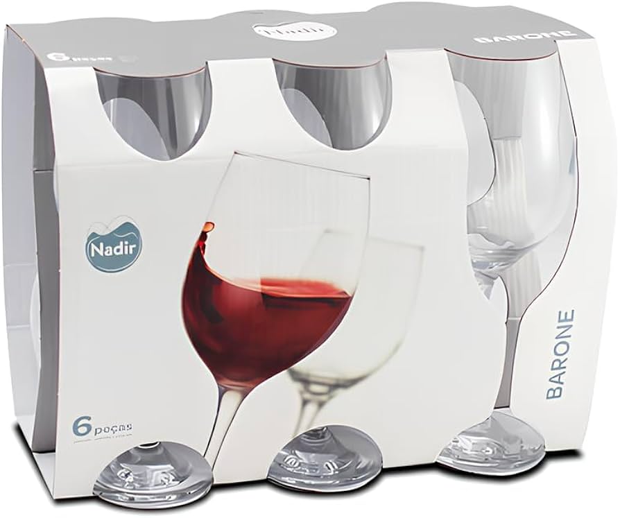 NADIR Lot de 12 Verres à Eau Collection Barone