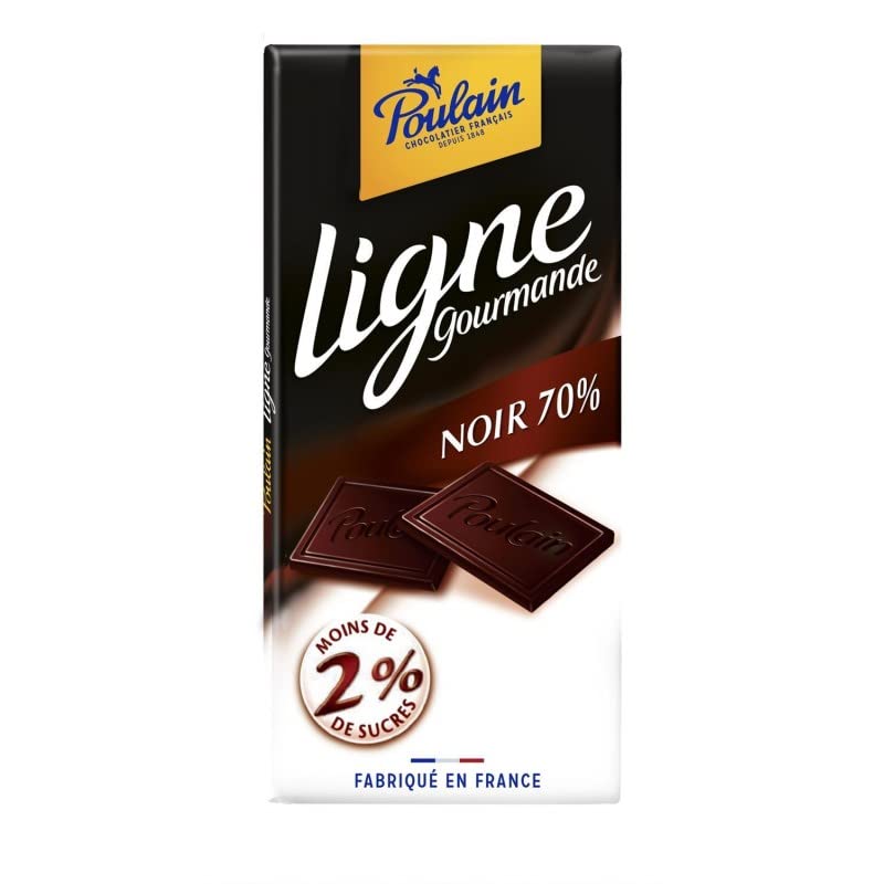 POULAIN Ligne Gourmande Chocolat Noir 100g