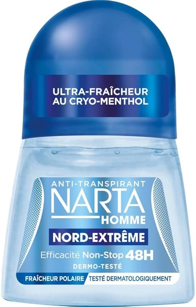 NARTA Déodorant Roll-On Nord Extrême Homme 50 ml