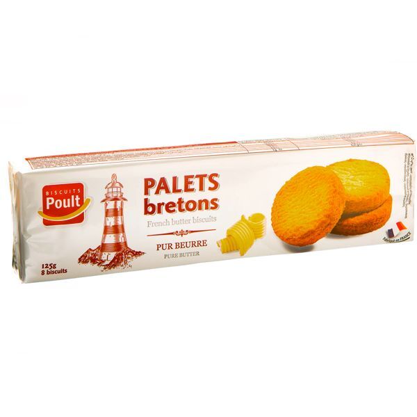 POULT Biscuits Palets Bretons Pur Beurre 125 g