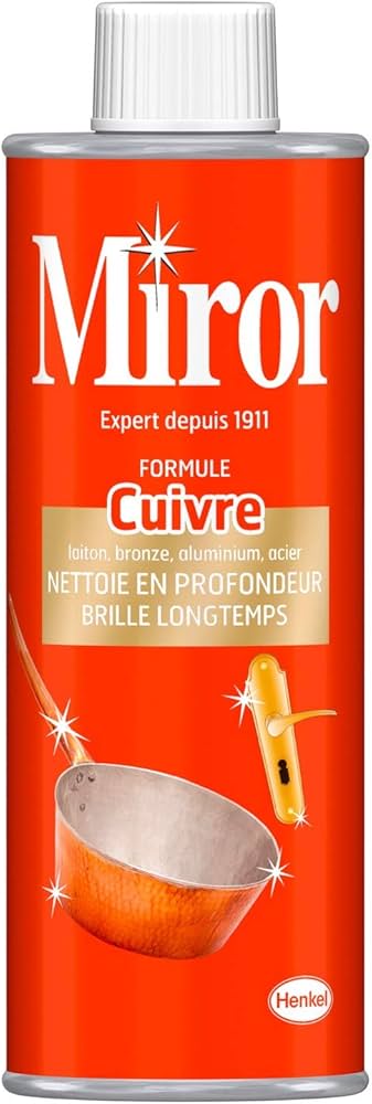 MIROR Nettoyant Spécial Cuivre 250ml