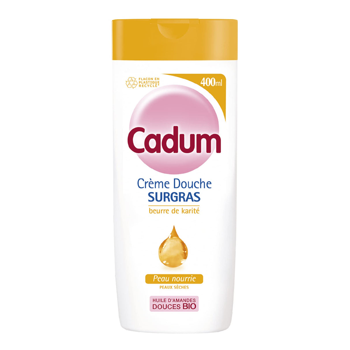 CADUM Crème Douche Surgras Amande Douce & Karité 400 ml