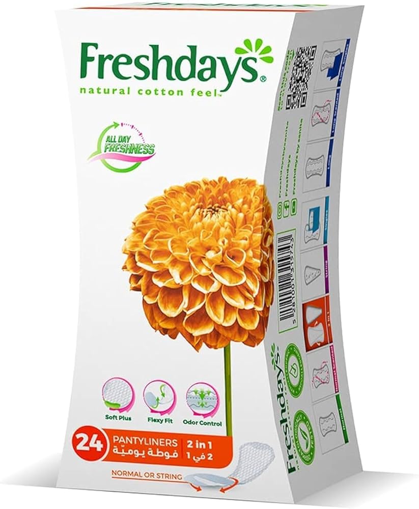 SANITA Protège-Slips Freshdays Normal Lot de 24