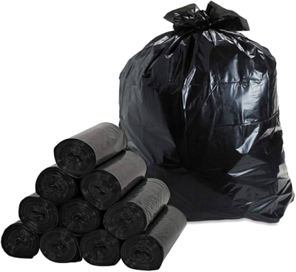 SOFA PLAST Sacs Poubelle Noirs 300 L Pack de 10