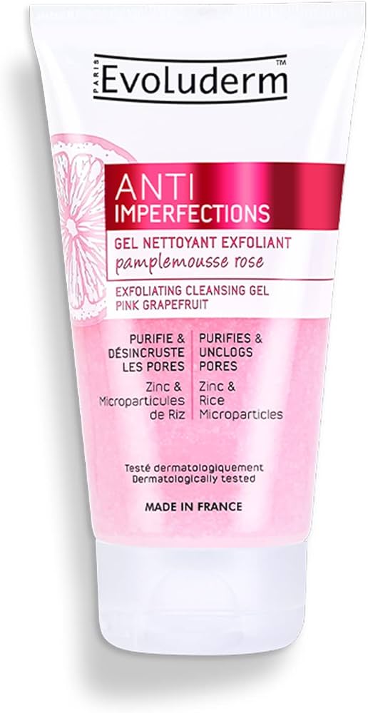 EVOLUDERM Gel Nettoyant Exfoliant Anti-Imperfections 150 ml