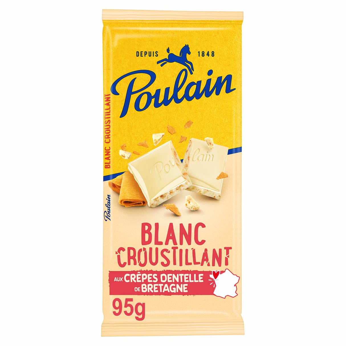 POULAIN Blanc Crousti 95g