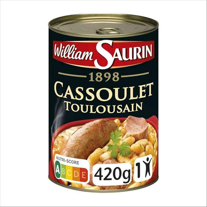 WILLIAM SAURIN Cassoulet Toulousain Boîte 1/2