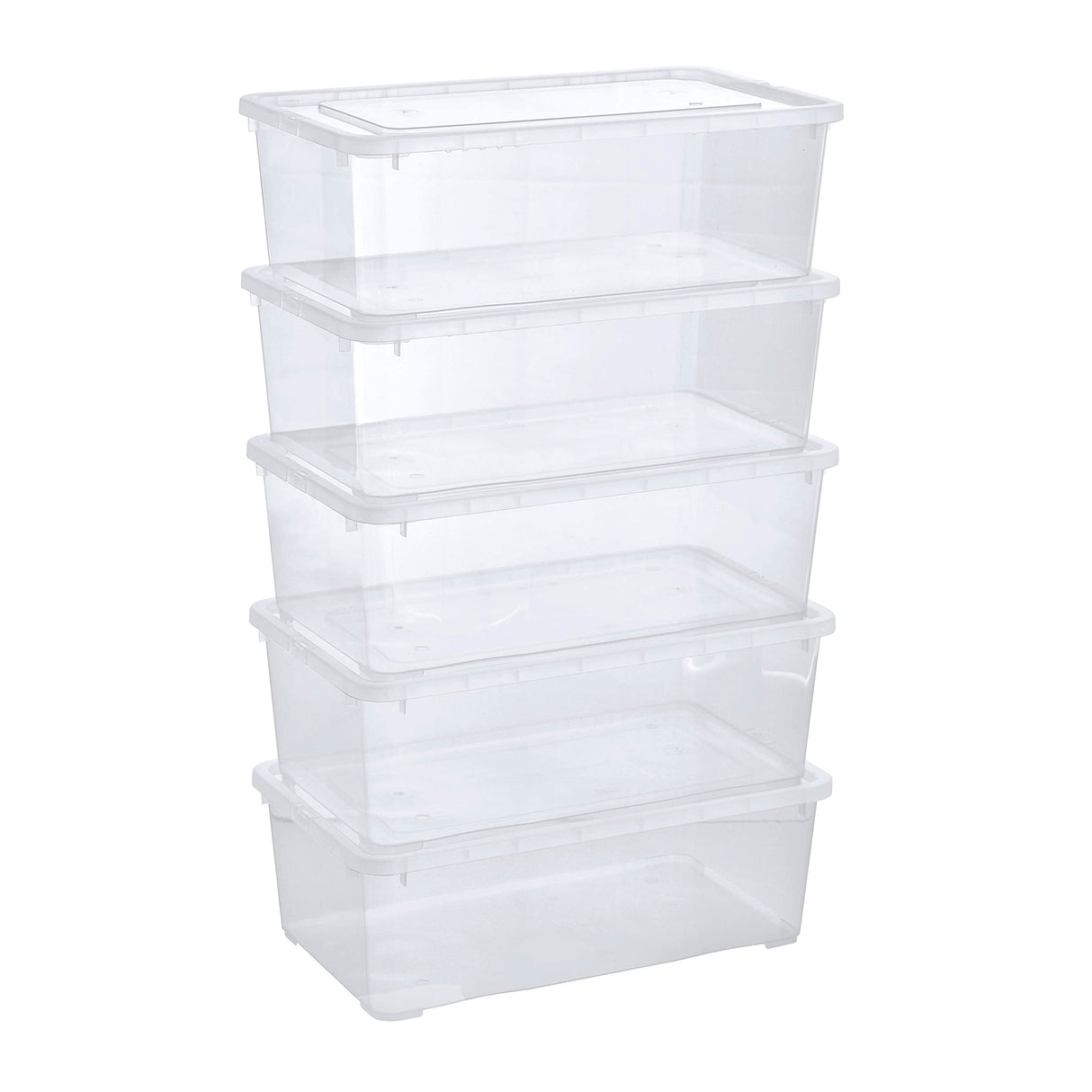 RANGEMENT Boîtes Plastique Set de 5