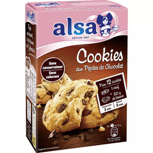 ALSA Préparation pour Cookies Nature Pépites de Chocolat 300 g