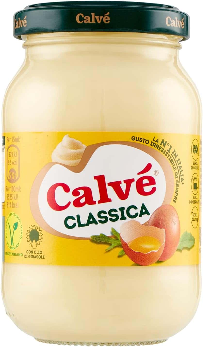 CALVÉ Mayonnaise Nature Bocal 225ml