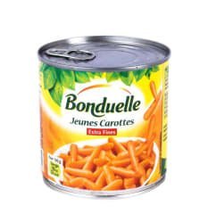 BONDUELLE Jeunes Carottes Extra Fines Conserve 400g