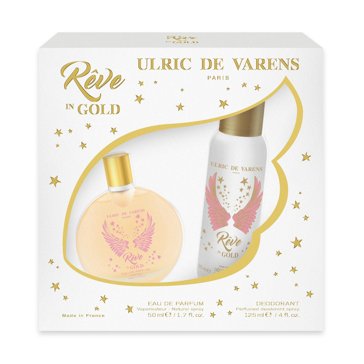 UDV Coffret Rêve in Gold EDP 50 ml + Déodorant 125 ml