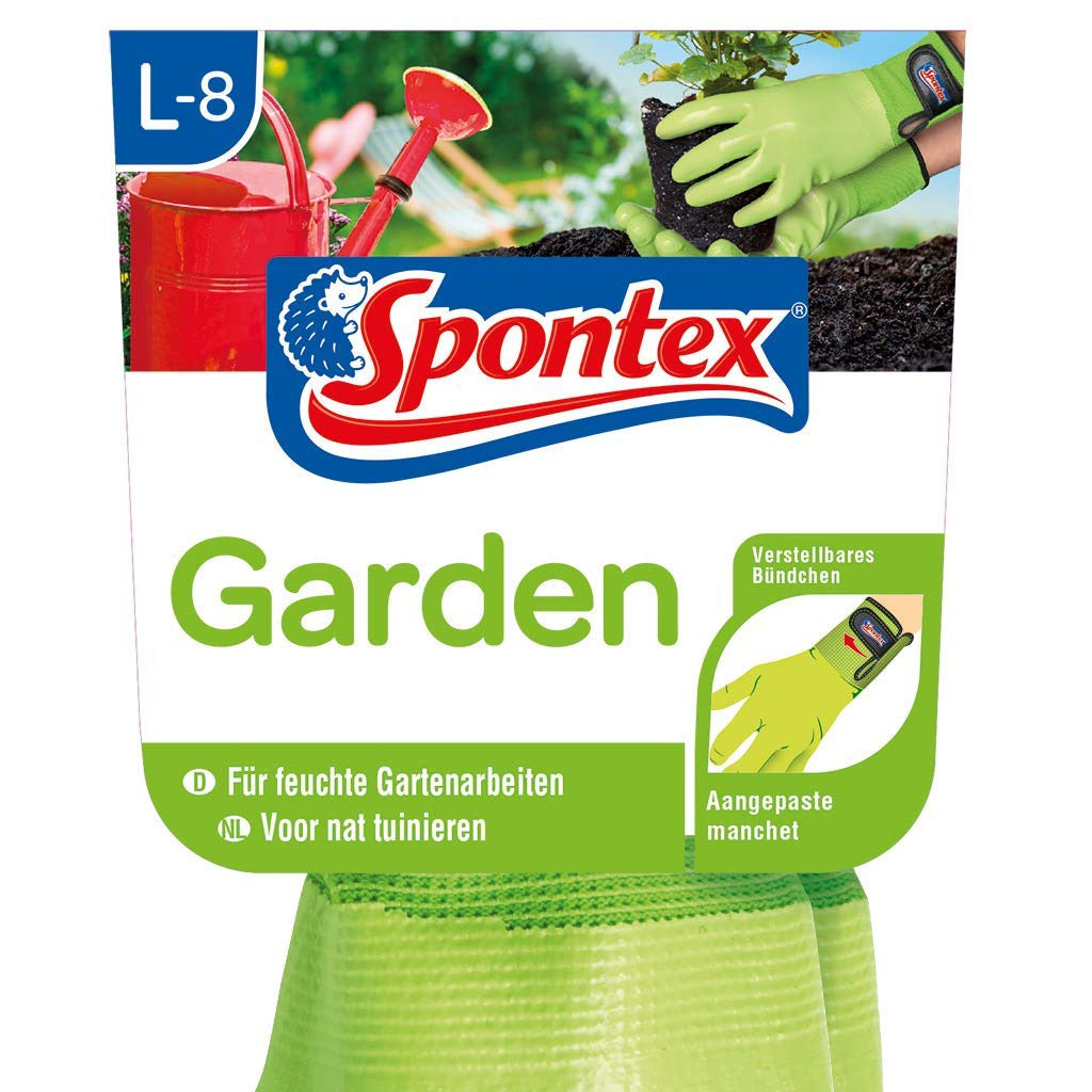 SPONTEX Gants de Jardinage Garden Confort Taille L