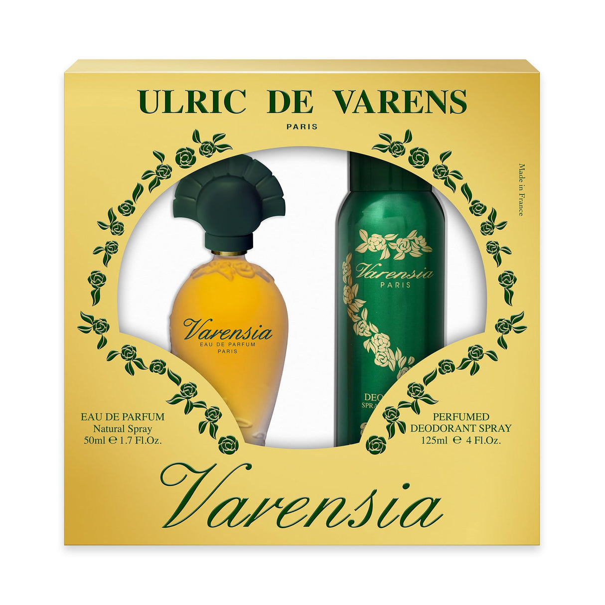 UDV Coffret Varensia Eau de Parfum 50 ml + Déodorant 125 ml