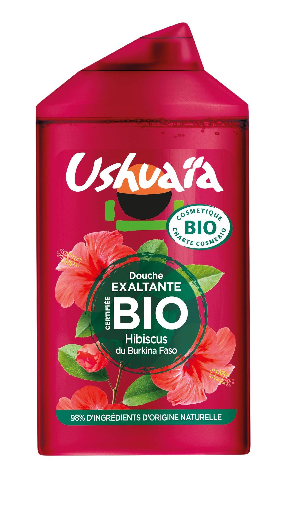 USHUAIA Gel Douche Hibiscus Bio 250 ml