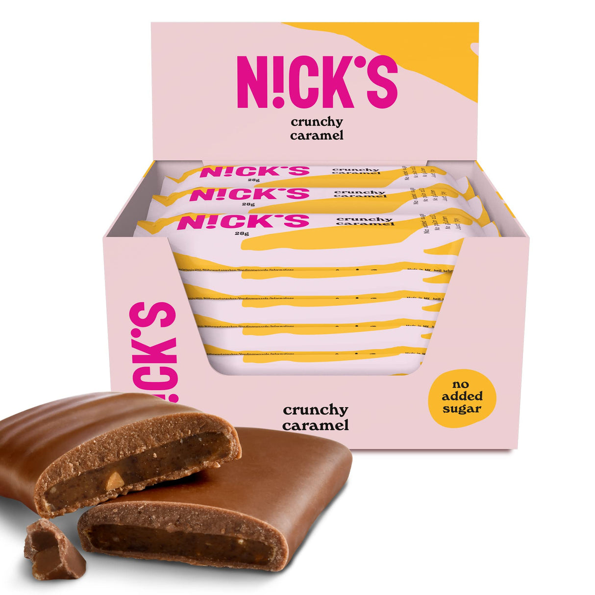 NICK'S Barre Caramel Croquant 28 g