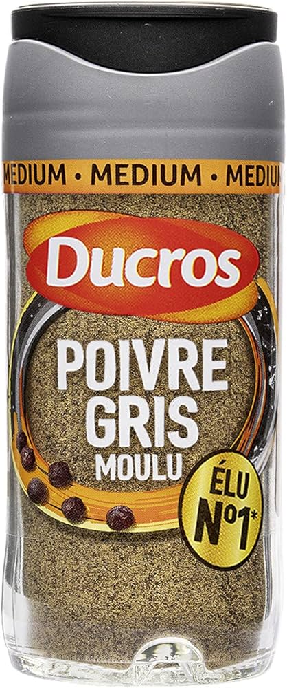 DUCROS Poivre Gris Mouliné Classique N°7 35 g