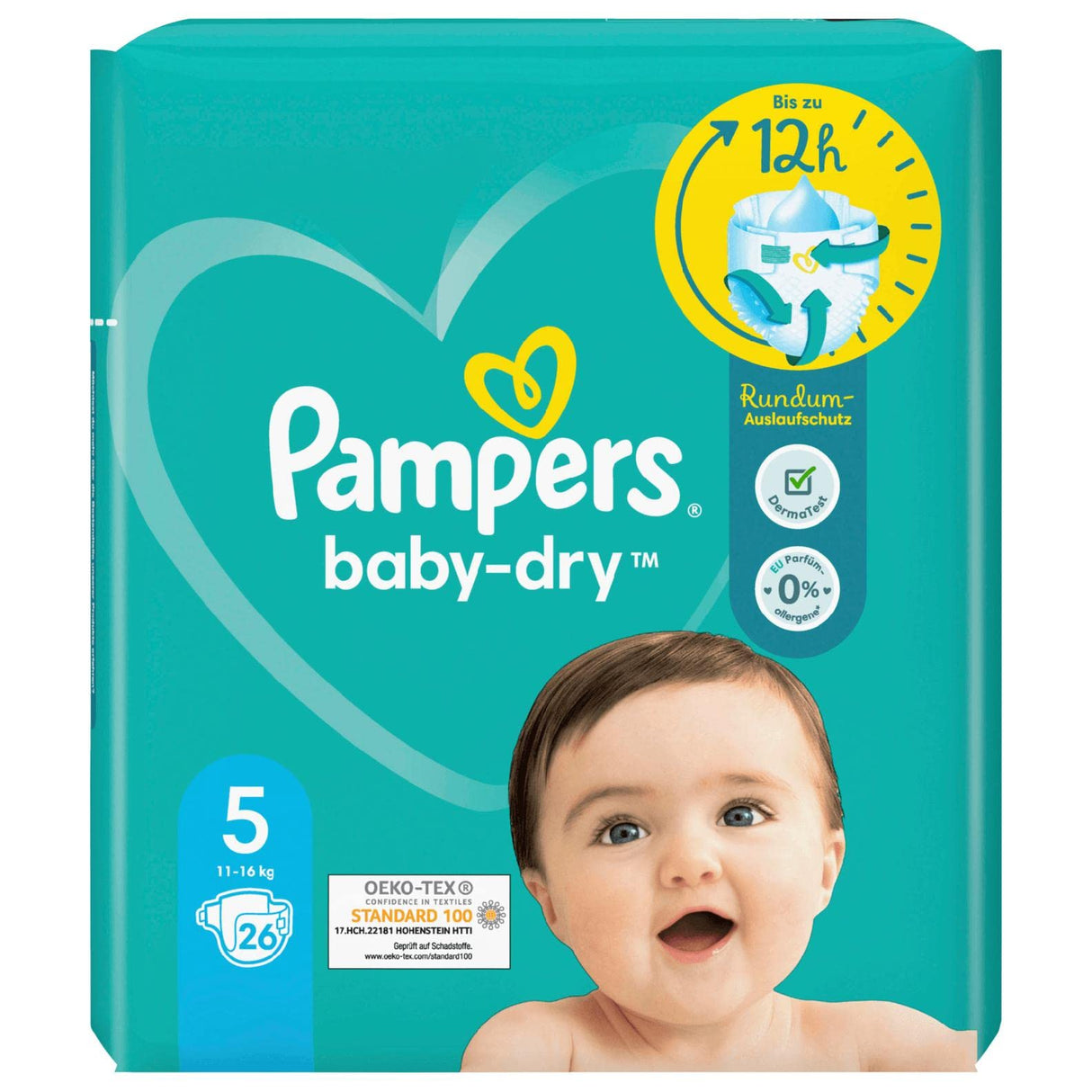 PAMPERS Baby Dry Taille 5 Pack de 26