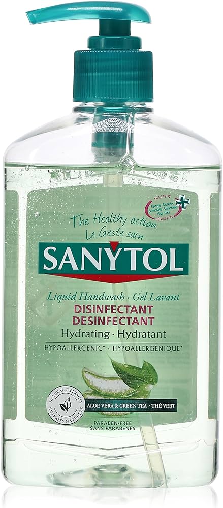 SANYTOL Gel Lavant Désinfectant Hydratant 250 ml