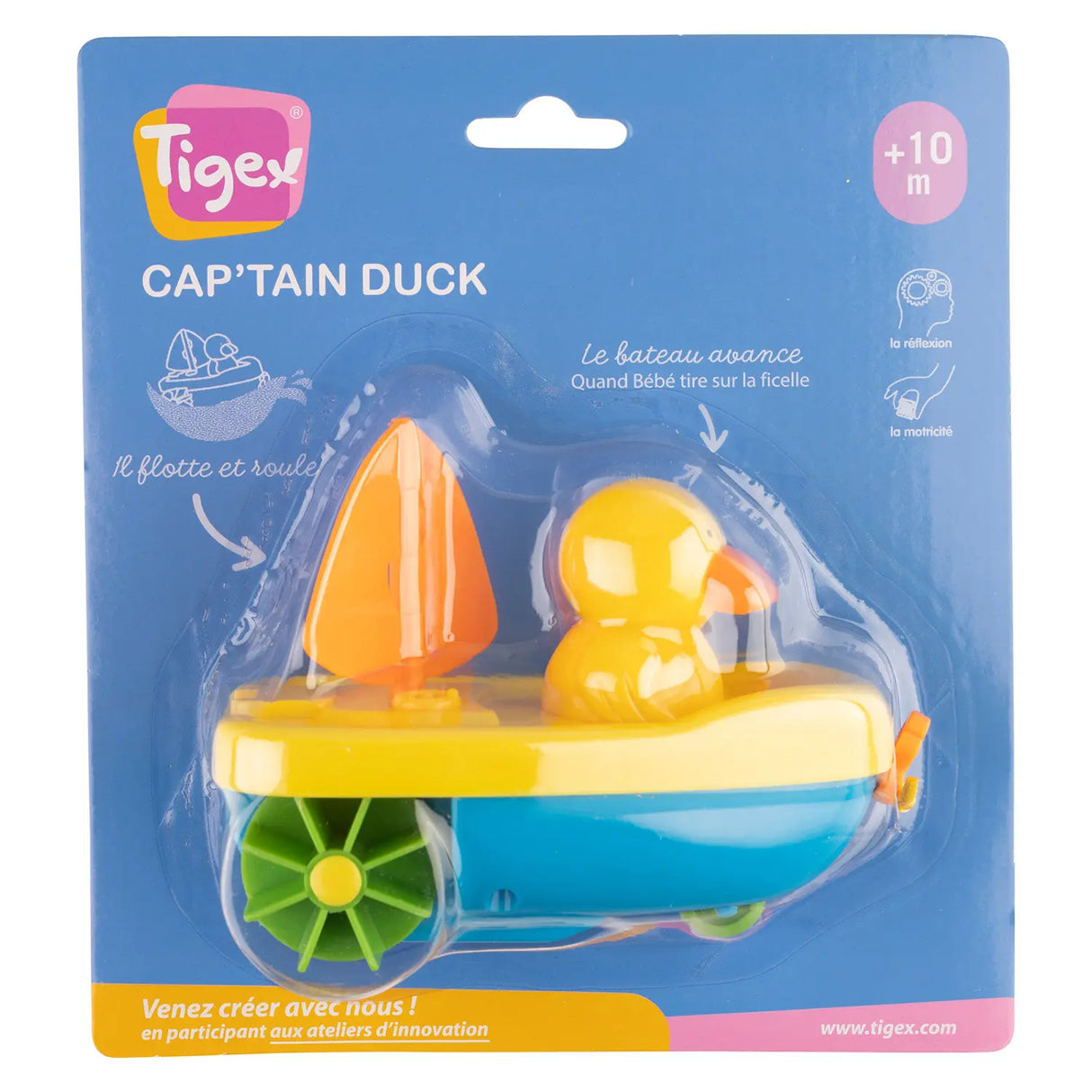 TIGEX Hochet Captain Duck à partir de 10 mois