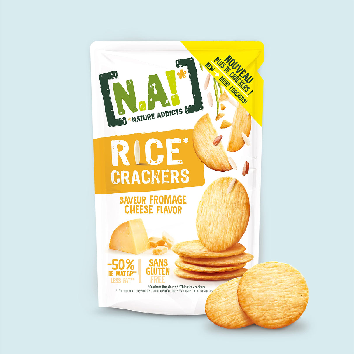 N.A! Rice Crackers Fromage 85g