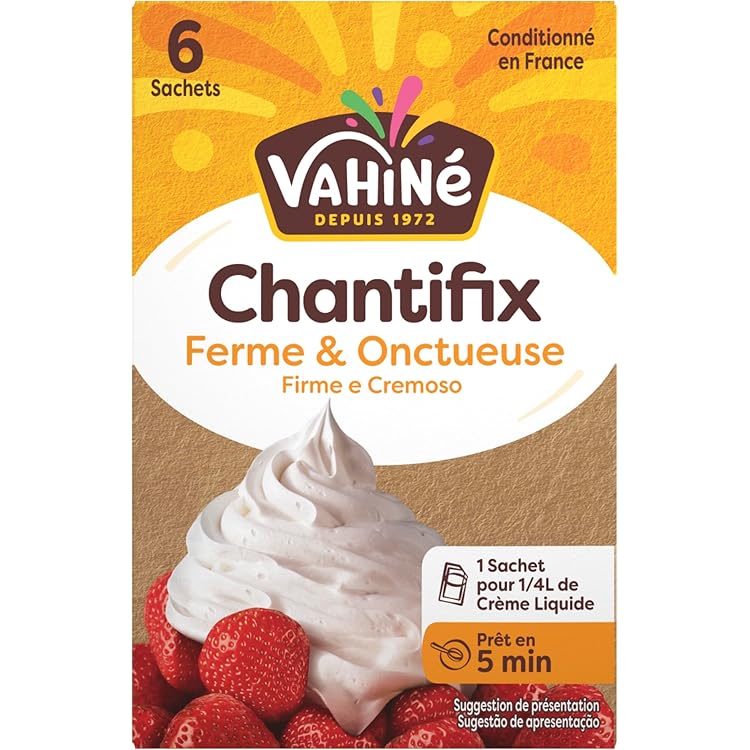 VAHINE Chantifix Stabilisateur pour Crème Chantilly 19.5g