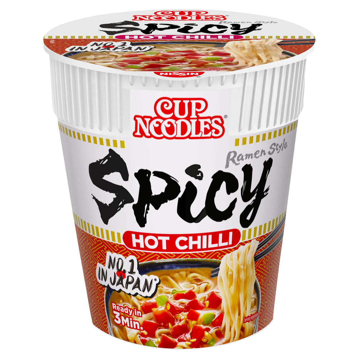 NISSIN Cup Noodles Épicé Piment Rouge 66 g